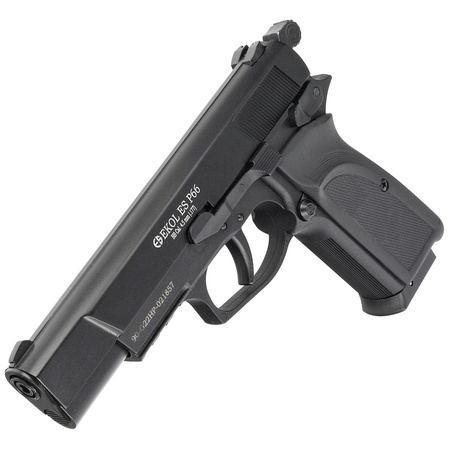 Airgun set 12: Voltran Ekol ES P66 Matte Black 4.5 mm Pistol, 1500 BBs, 10 CO₂ cartridges, 100 targets