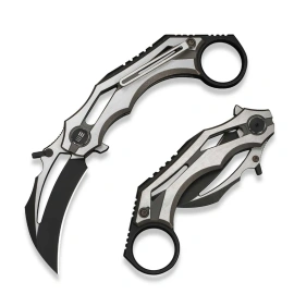 WeKnife Cryonix Knife Bronze/Satin Titanium, Black Stonewashed/Satin M390 (WE24070-3)