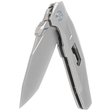 Nóż składany Rike Knife RK-Shadow-T-P Gray Titanium, Satin M390