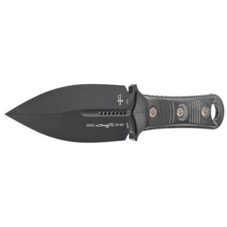 Nóż Microtech SBD D/E Signature Milled Carbon Fiber, DLC M390 by Borka Blades (201-1DLCCFS)