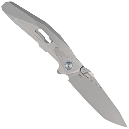 Nóż składany Rike Knife RK-Shadow-T-P Gray Titanium, Satin M390