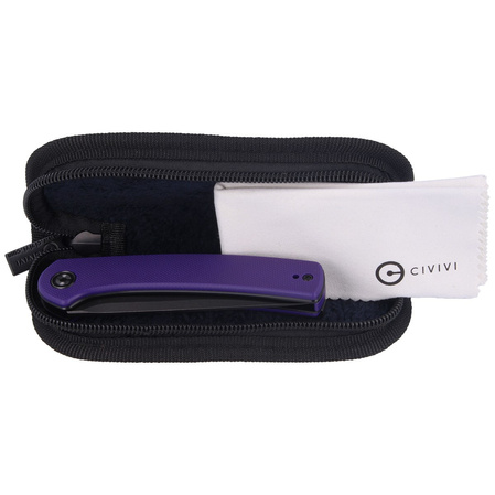 Nóż składany CIVIVI Mini Asticus Purple G10, Black Stonewashed 10Cr15CoMoV (C19026B-4)