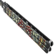Nóż składany motylek Third Decor Habitat Balisong K3100 3D Poker Skull Print 420, Comb-Style Blade 420 (TH-K3100)