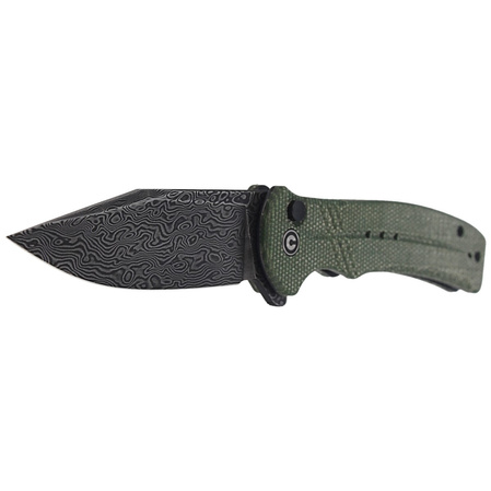 Nóż składany CIVIVI Cogent Green Micarta, Black Damascus (C20038D-DS1)
