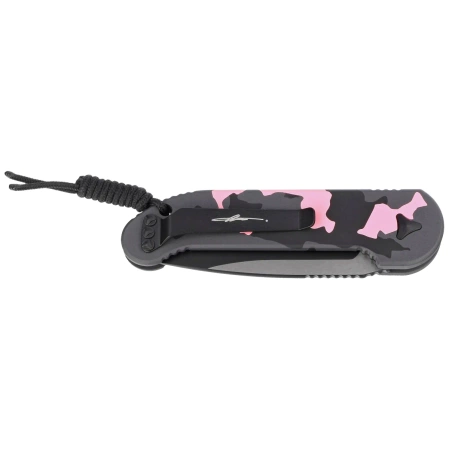 Nóż automatyczny Microtech LUDT S/E Signature Pink Camo Aluminium, Black M390 by Tony Marfione (135S-1PKCS)