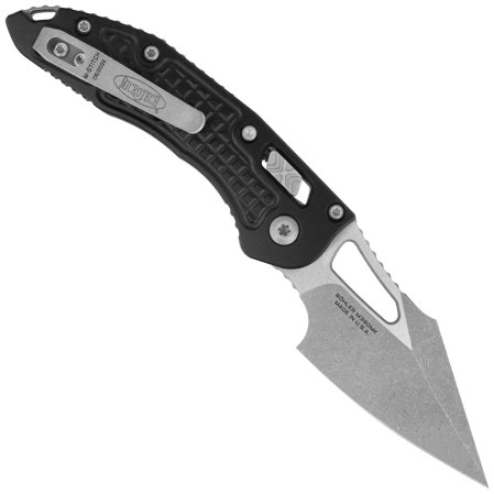 Nóż składany Microtech M-Stitch Ram-Lok S/E Black Frag Aluminium, Apocalyptic M390MK by Borka Blades and Tony Marfione (169MRL-10APFR)