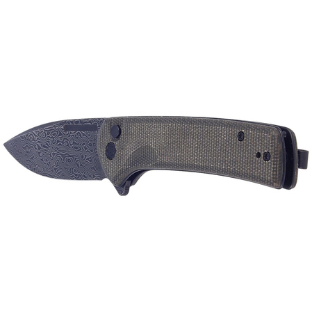 Nóż składany Civivi Conspirator Dark Green Micarta, Damascus (C21006-DS1)