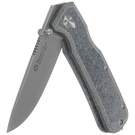 Nóż składany Maserin 630 Pulse Denim Jeans Micarta, Stonewashed MagnaCut by Igor Bortolussi (630/MCJ)