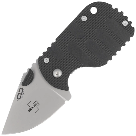 Nóż składany Böker Plus Subcom 2.0 Black Zytel, Beadblast D2 by Chad Los Banos (01BO525)