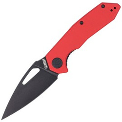 Nóż składany Kubey Coeus Red G10, Dark Stonewashed D2 (KU122H)