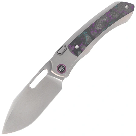 Nóż składany Remette Orca Gray Titanium/Jazzy CamoCarbon, Pearlescent M390 (ORCAJY)