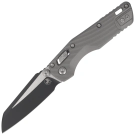 Nóż składany Microtech MSI Mini S/E Fluted Natural Celar Aluminium, Black M390MK by Tony Marfione (210M-1FLNC)