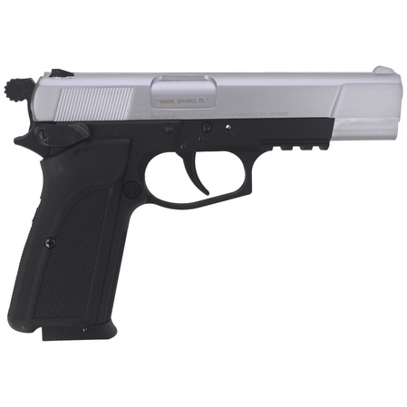 Airgun set 15: Voltran Ekol ES P66 White 4.5 mm Pistol, 1500 BBs, 10 CO₂ cartridges, 100 targets