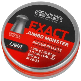 Śrut JSB Exact Jumbo Monster Light 5.52 mm, 200 szt. (546088-200)