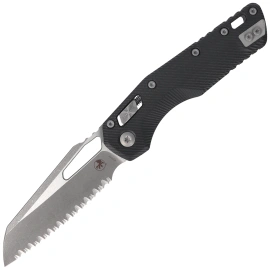 Microtech MSI S/E Knife Black Fluted G10, Apocalyptic F/S M390MK by Tony Marfione (210-12APFLGTBK)
