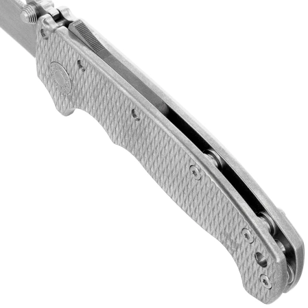 Demko MG AD20S Clip Point Knife Milled Titanium, Stonewashed CPM MagnaCut by Andrew Demko (MGAD20S-MAG-MI-TI-CP)