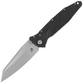 Nóż składany Microtech Socom Elite Warcom S/E-M Signature Black Aluminum, Stonewashed M390MK by Tony Marfione (259-10S)
