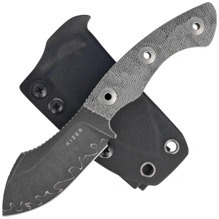 Nóż Kizer Rook Norplex UltreX Micarta, Acid Washed 100Cr18MoVCo Composite (1090A2)