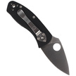 Spyderco Ambitious G-10 Black PlainEdge Knife (C148GP)
