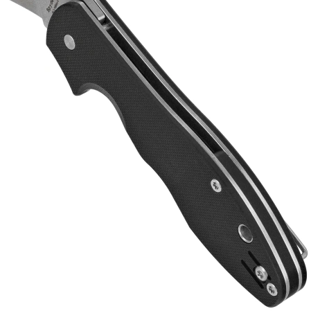 Nóż składany Spyderco Retract Black G10, Satin 9Cr18MoV by Ed Schempp (C276GP)