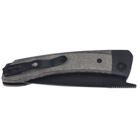 Kizer Mini MoMo Knife Black Aluminum / Black Micarta, Black PVD 154CM by Vladimir Legachev (V3663C2)