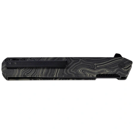 Nóż składany Tekto F2 Bravo Damascus G10, Black HW/Clip, Titanium-Coated D2