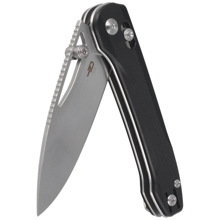 Bestech Cobber Knife Black G10, Satin / Stonewashed 14C28N by Happy as Larry (BG68A)