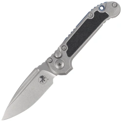 Nóż automatyczny Microtech LUDT Gen III S/E Marfione Select Stonewashed Titanium, Blue HW, Stonewashed M390MK by Tony Marfione (1135-10MS4)