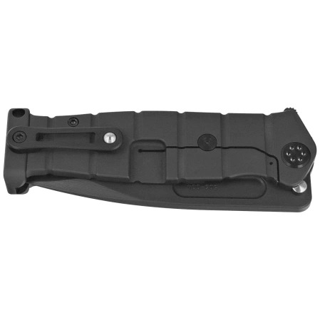 Medford USMC FF Knife Black DLC Titanium, Black DLC HW/Clip, Black DLC S90V by Greg Medford (MK2049PQ-30PV-TPCP-PP)