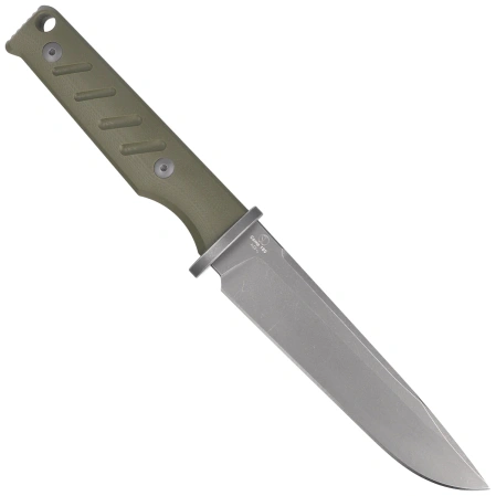 Nóż Kizer Camp 180 Olive Green G10, Gray Stonewashed AEB-L by Jonathan Styles (1096A2)