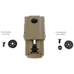 Mocowanie ESP Roto 360° Belt Clip, Khaki (UBC-01 KH)