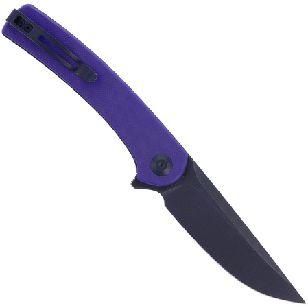 CIVIVI Knife Mini Asticus Purple G10, Black Stonewashed 10Cr15CoMoV (C19026B-4)
