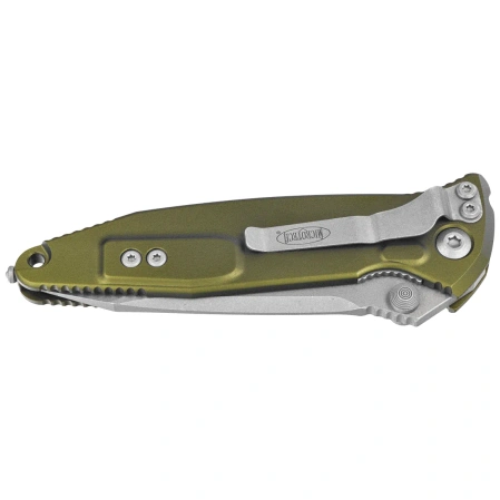 Nóż składany Microtech Socom Elite T/E-M OD Green Aluminium, Apocalyptic P/S M390 by Tony Marfione (161-11 APOD)