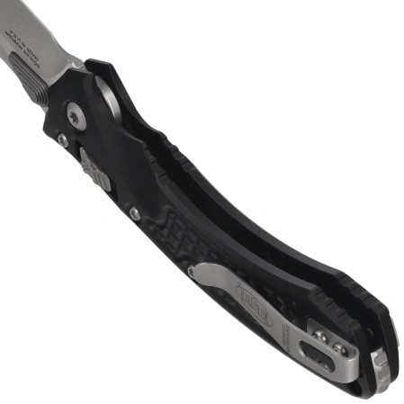 Nóż składany Microtech Amphibian Ram-Lok Mini S/E Black Frag Aluminium, Stonewashed M390MK by Tony Marfione (137MRL-10FR)