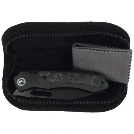 Nóż składany Remette Orca Black Titanium/Kelp Bed CamoCarbon, Black DLC Pearlescent M390 (ORCAKDD)