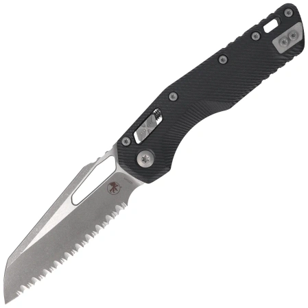 Microtech MSI S/E Knife Black Fluted G10, Apocalyptic F/S M390MK by Tony Marfione (210-12APFLGTBK)