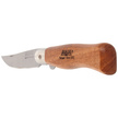 MAM Douro Big Blade Lock Knife Light Beech Wood, Brass HW, Satin 420 (2008-LW)
