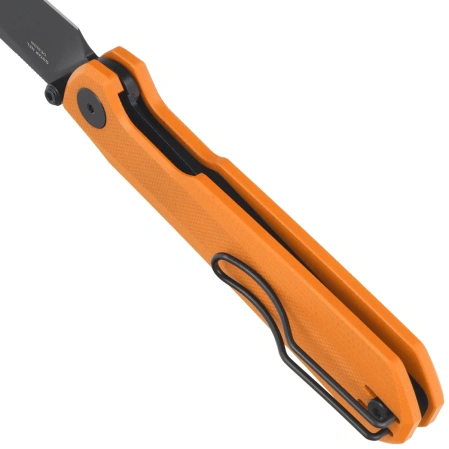 Nóż składany Bestechman Curvee Orange G10, Black PVD Stonewashed AEB-L by Ostap Hel (BMK20F)