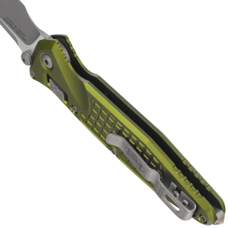 Microtech Socom Ram-Lok S/P-M Knife OD Green Frag Aluminum, Apocalyptic M390MK by Tony Marfione (160RL-10APFROD)