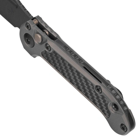 Nóż automatyczny Microtech LUDT Gen III S/E Signature Natural Clear Aluminium/Carbon Fiber, Black DLC M390MK by Tony Marfione (1135-1DLCTNCCFIS)