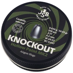 Śrut JSB Slug KnockOut MKII .177 / 4.51 mm, 0.651 g, 200 szt. (546224-500)