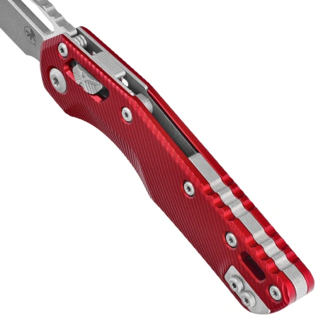 Nóż składany Microtech MSI S/E Merlot Fluted Aluminium, Apocalyptic M390MK by Tony Marfione (210-10APFLMR)