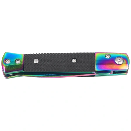 Nóż składany Third Decor Habitat N118W Black Aluminium/Rainbow Steel, Rainbow 420 (TH-N118W)