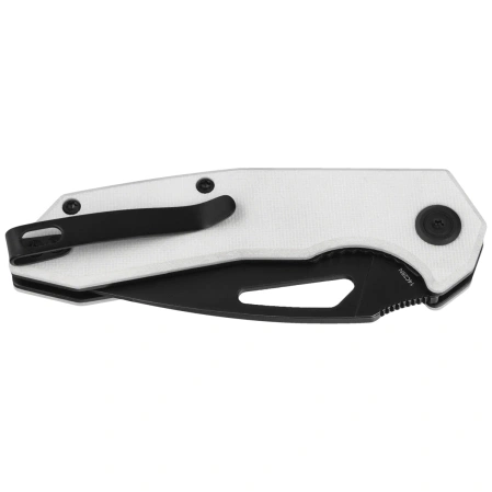 Nóż składany Kubey Coeus White G10, Blackwashed 14C28N (KU122Z)