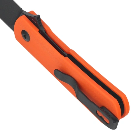 Nóż składany Kizer Yorkie Orange G10, Black PVD Nitro-V by Ray Laconico (V3525A2)