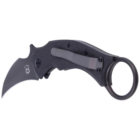 Nóż składany FOX Karambit Black Bird by Bastinelli Carbon Fiber / Gray Titanium, PVD Elmax (FX-591 TiCB)