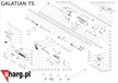 Gold trigger for Hatsan Galatian airgun (2194 GD)