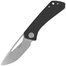 Kubey Knife Thalia Black G10, Stonewashed 14C28N (KU331L)