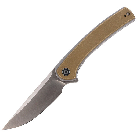 CIVIVI Knife Asticus Brass Stonewashed, Satin Finish (C2002E)