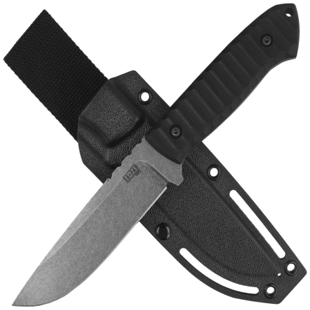 Nóż Za-Pas Ultra Outdoor Black Toxic G10, Acid Stonewashed NMV (UOT-ST-G10-BL)
